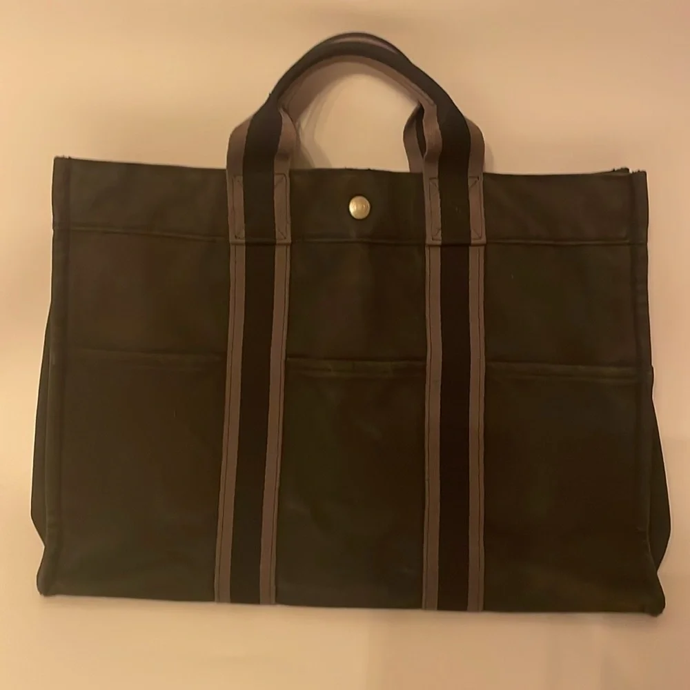 Hermès Fourre-Tout MM Bag Black Hermès Tote Bag Hermes Tote Hermes Bag Luxury 💼